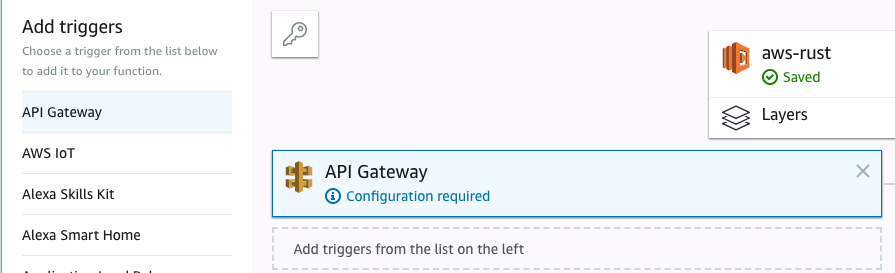 API triggers