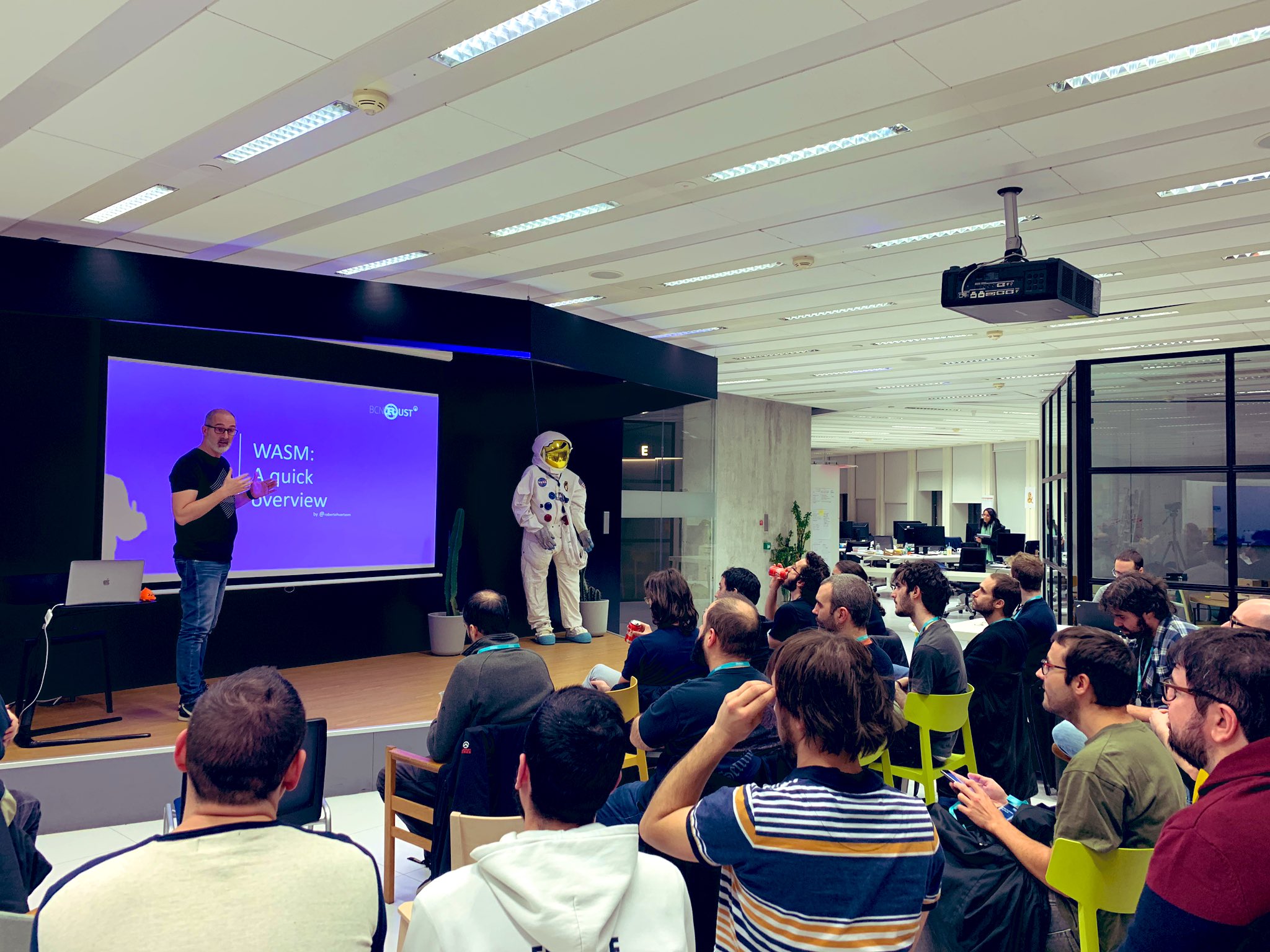 Giving a talk about WebAssembly at BcnRust