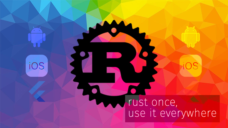 Rust once and share it with Android, iOS and Flutter